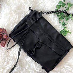 Rebecca Minkoff Large M.A.C Double Black Crossbody